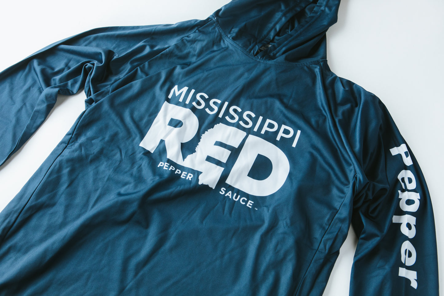 UPF 50 Long-Sleeve Hooded Fishing Shirt - shirt runs small, order a size up