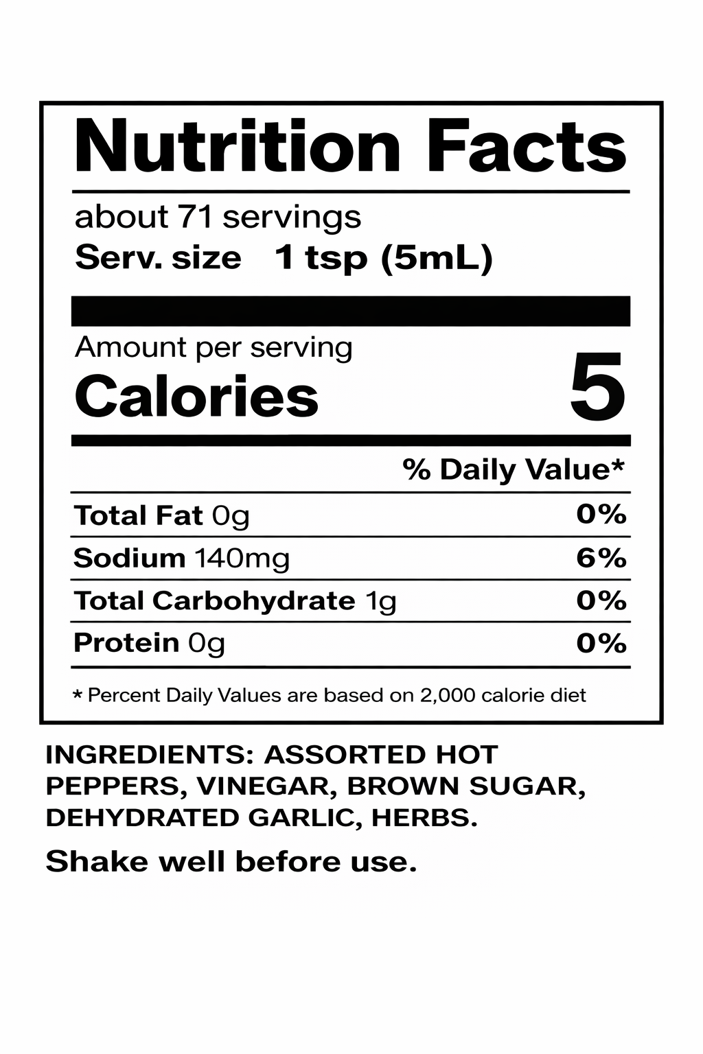 Mississippi Red Pepper Sauce